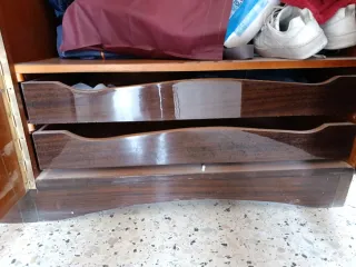 Armario ropero 4 puertas madera Vintage