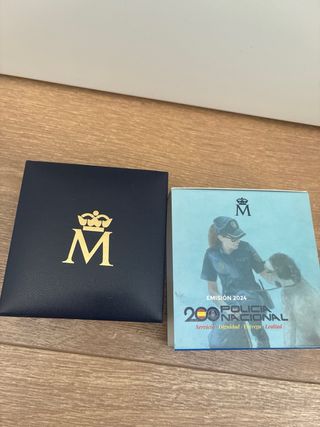 Moneda Plata FNMT 200 Aniversario Policía Nacional