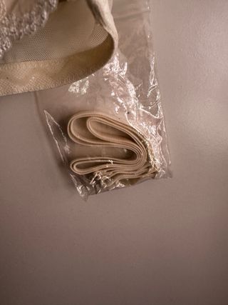 Sujetador Selene Novia Encaje Tul Beige