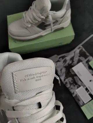Off-White Out Of Office Sneakers Blancas/Grises