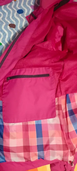 Chaqueta cortavientos Quechua rosa
