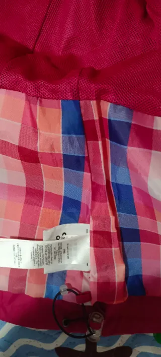 Chaqueta cortavientos Quechua rosa