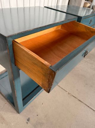 Pareja Mesitas Noche madera maciza lacado