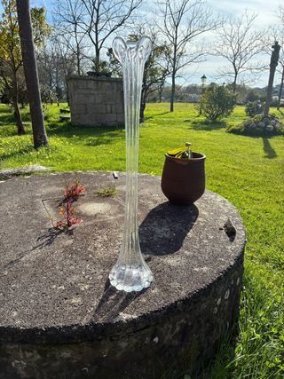 Jarrón alto de cristal ( 20 unidades disponibles )