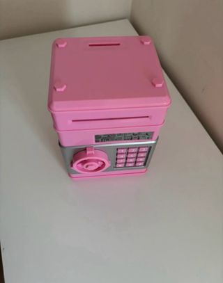 Hucha electrónica rosa