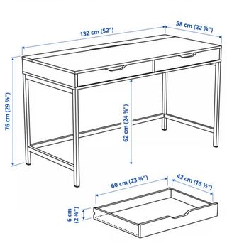 Escritorio Ikea ALEX Blanco