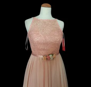 Vestido de fiesta rosa S nuevo con etiquetas