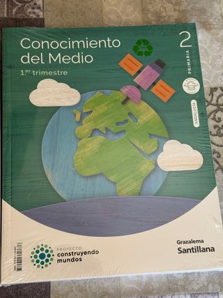 CONOCIMIENTO DEL MEDIO 2º SANTILLANA (Leer descr)