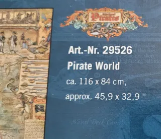 Puzzle Heye 3000 piezas Piratas + Póster