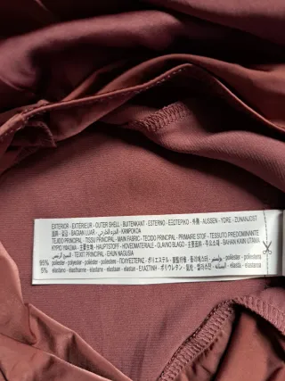 Body Oysho morado manga 3/4