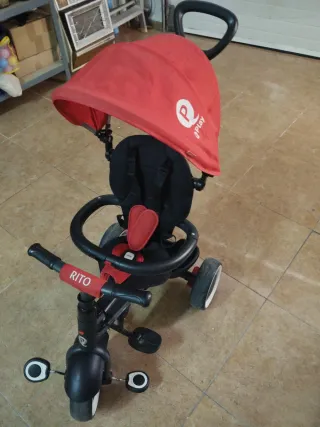 Triciclo Infantil QPlay modelo Rita con toldo
