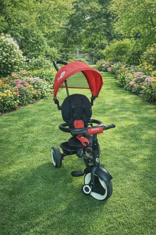 Triciclo Infantil QPlay modelo Rita con toldo