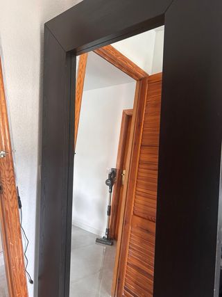 Espejo Grande Wengue Madera y Cristal