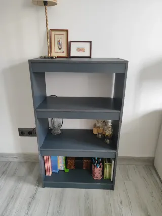 vidaXL Estantería Divisoria Madera Pino Gris