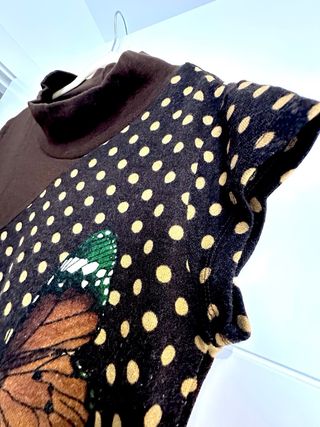 Vestido Smash Marrón con Mariposas