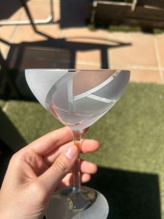 Calice da cocktail decorati