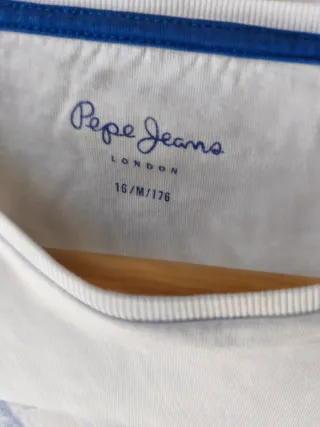 2 Camisetas Pepe Jeans Niño T16 Azul