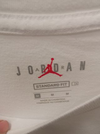 Camiseta Jordan Jumpman Roja y Blanca