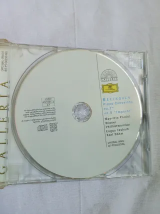 CD Beethoven Concertos 2 & 5 Emperor