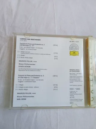 CD Beethoven Concertos 2 & 5 Emperor