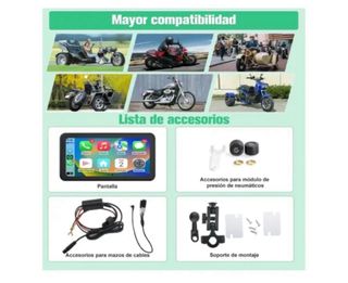 CarPlay/Android Auto Inalámbrico para Moto