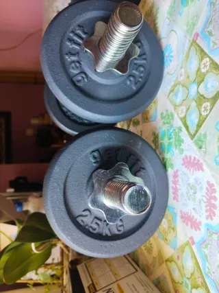 Bandas de resistencia, barra y discos