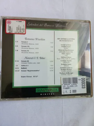 CD Splendori del Barocco Austriaco