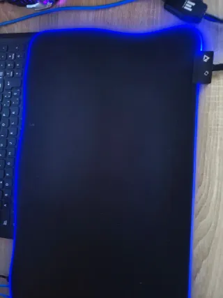 Alfombrilla Gaming LED RGB Negra