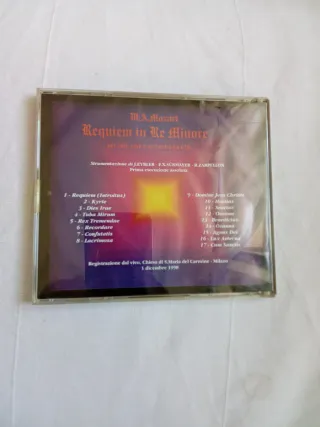 W. A. Mozart Requiem CD