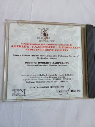W. A. Mozart Requiem CD