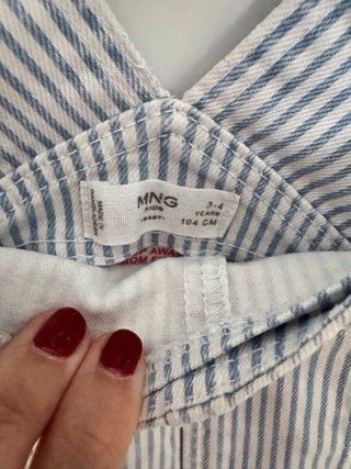 Peto de niño rayas azul y blanco
