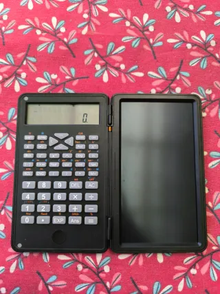 Calculadora Científica 2 en 1 con Bloc de Notas