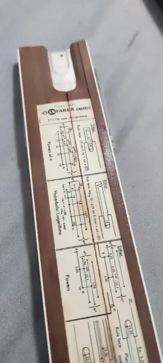 Regla de Cálculo Faber-Castell Vintage + Estuche