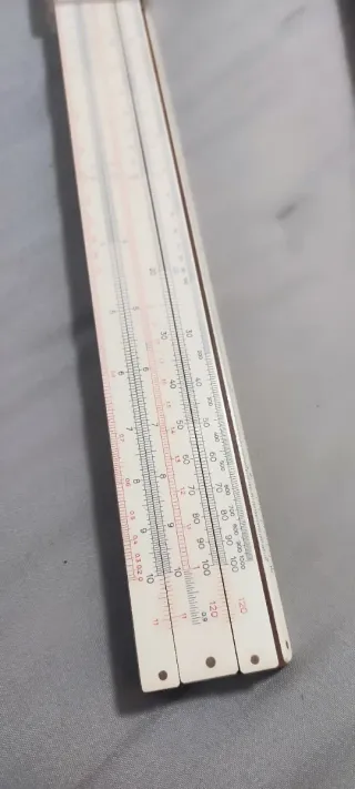 Regla de Cálculo Faber-Castell Vintage + Estuche