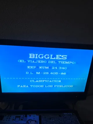 VHS Biggles (El Viajero del Tiempo)
