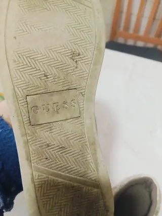 Sneakers Guess donna marroni/oro