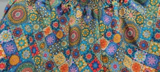 Pantaloni indiani fantasia patchwork