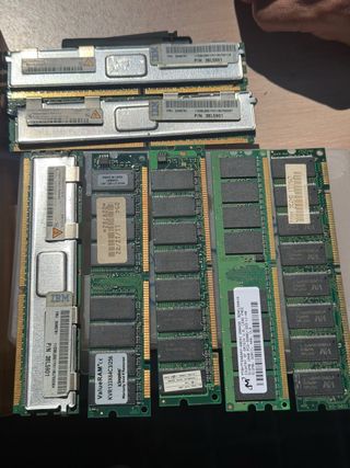 Lote RAM IBM y Kingston