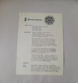 Duran Duran Seven and the Ragged Tiger Vinilo