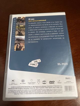 El Oso DVD Jean-Jacques Annaud