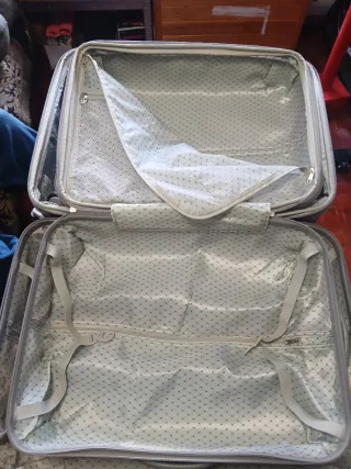 Juego 2 maletas moradas