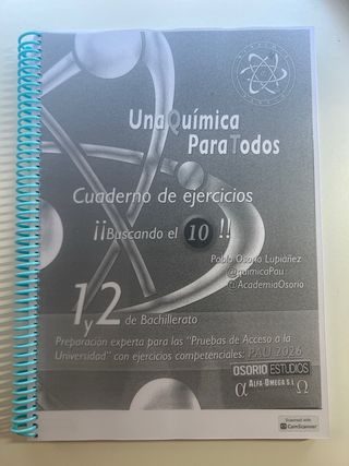 Libro + cuaderno una química para todos 12 edición