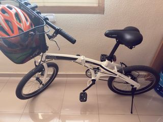 Bicicleta Plegable JLWENTI Blanca