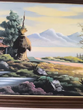 Cuadro vintage paisaje ONIX