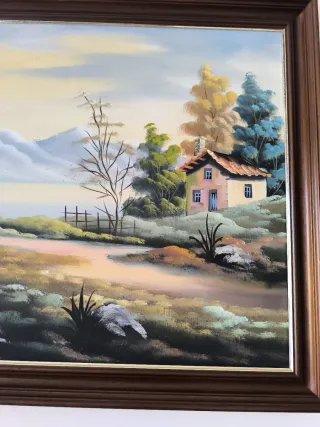 Cuadro vintage paisaje ONIX