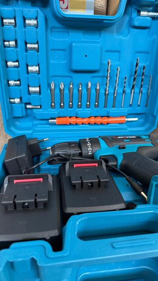 Taladro Inalámbrico con Batería y Accesorios NUEVO