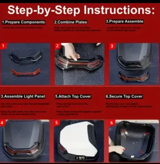 Baúl Moto Negro 35 litros