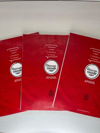 Libros Matematicas B 4to ESO ANAYA operación mundo