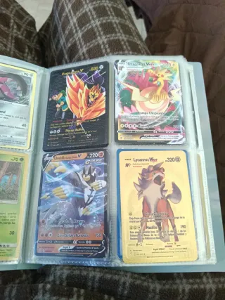 Lote Cartas Pokémon V, GX, VMAX  Sin él album