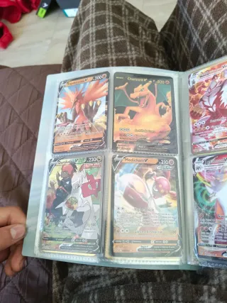 Lote Cartas Pokémon V, GX, VMAX  Sin él album